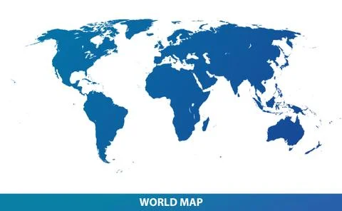 World Map Stock Illustration