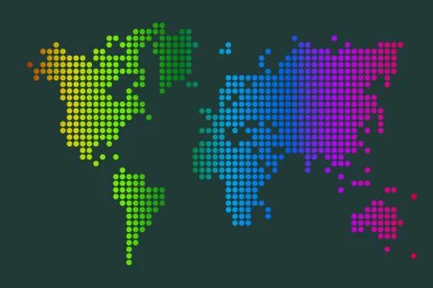 World map Stock Illustration