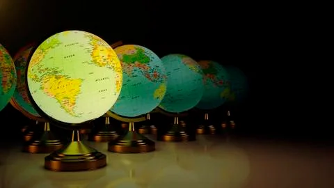 World map Stock Illustration