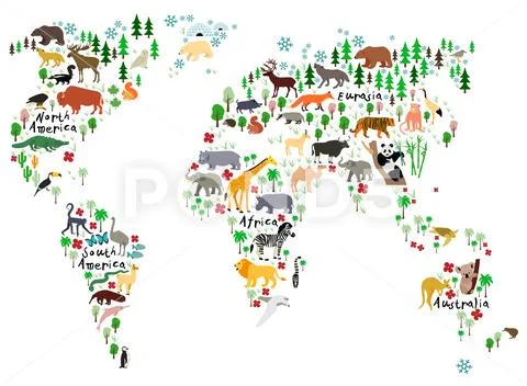 World map Иллюстрация