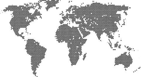 World map Stock Illustration