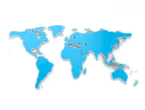 World map Stock Illustration