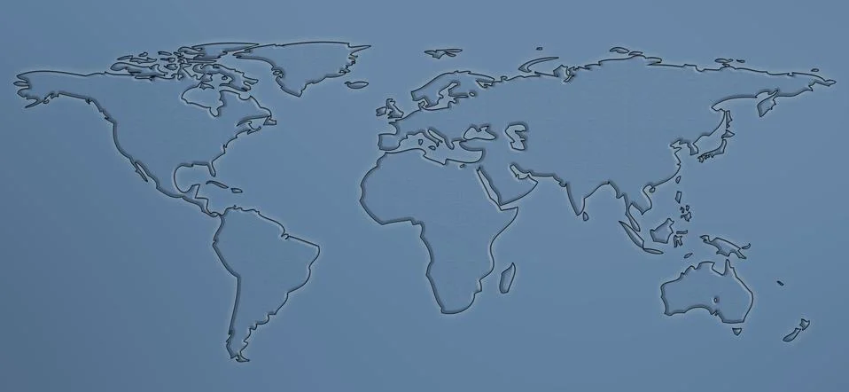 World map Stock Illustration