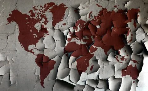 World map Stock Illustration