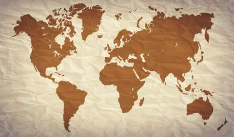 World map Stock Illustration