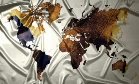 World map Stock Illustration