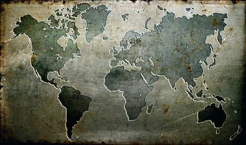 World map Stock Illustration