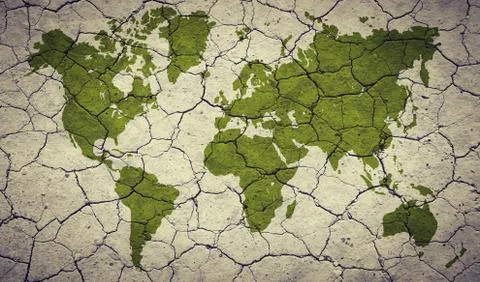 World map Stock Illustration