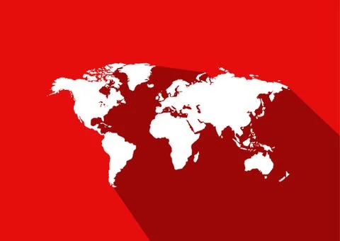 World map Stock Illustration