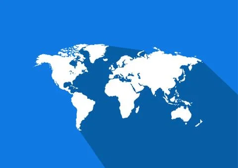 World map Stock Illustration