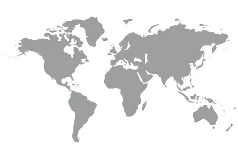 World map Stock Illustration