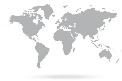 World map Stock Illustration