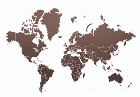 World map Stock Illustration