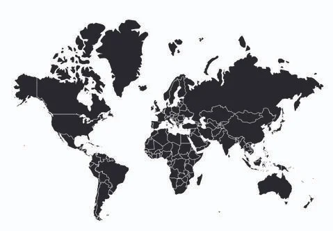 World map Stock Illustration