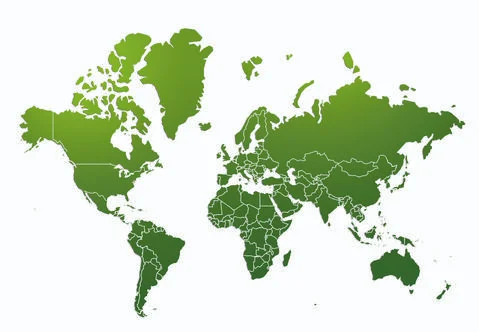 World map Stock Illustration