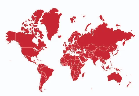World map Stock Illustration