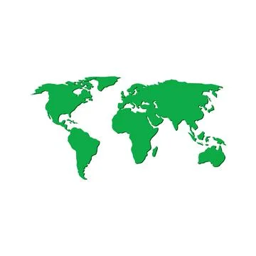 World map Stock Illustration