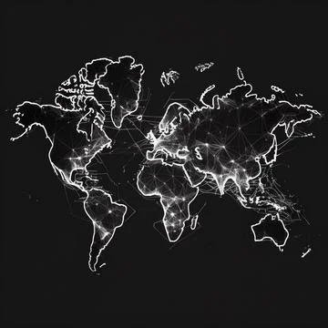World Map Stock Illustration