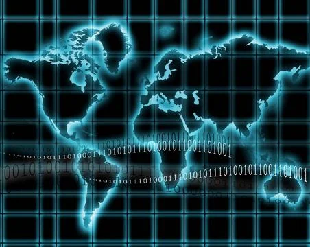 World map illustration of blue globe world map Copyright: xZoonar.com/Carl... Stock Photos