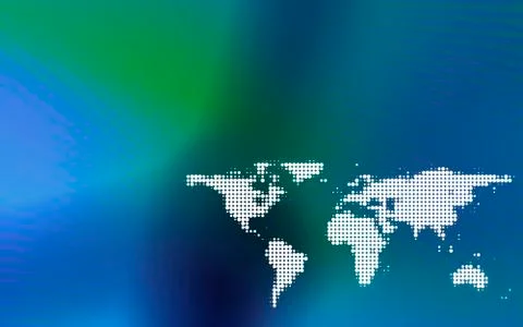 World map illustration Illustrazione stock