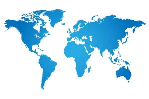 World Map Illustration Stock Illustration