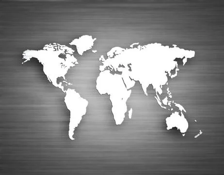 World Map Illustration Stock Illustration