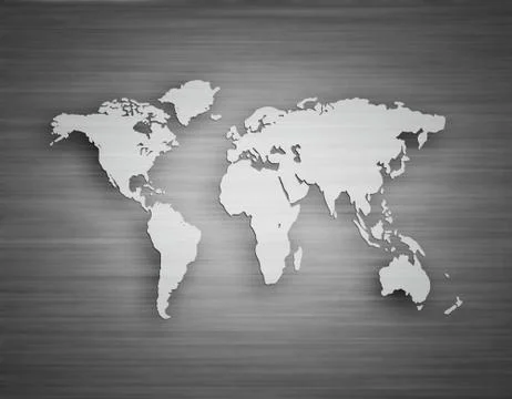 World Map Illustration Stock Illustration