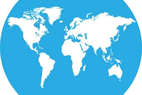 World Map Illustration Stock Illustration