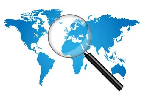 World Map Illustration Stock Illustration