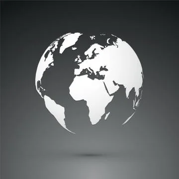 World map illustration Stock Illustration