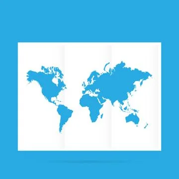 World Map Illustration Stock-Illustration