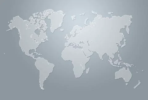 World map illustration Stock Illustration