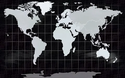 World Map Illustration Stock Illustration