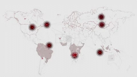 World Map Loop Видео 140355108
