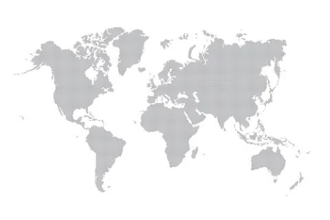 World map made from halftone dot pattern 스톡 일러스트