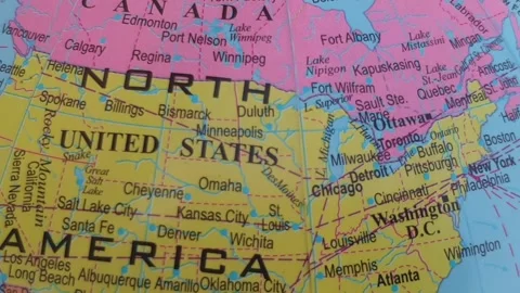 World map Middle East map Asia Africa and Russia Ukraine map Video stock 274527862