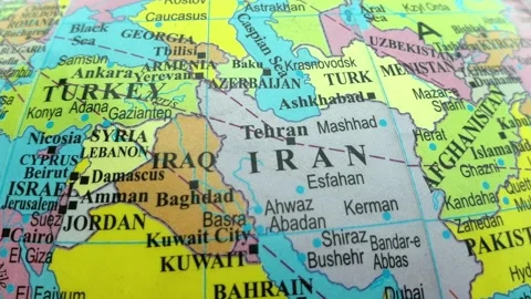 World map Middle East map Asia Africa and Russia Ukraine map 스톡 동영상 274529671