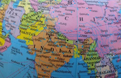 World map, middle east map, africa map, asia map, europe map, Iran map Stock Photos
