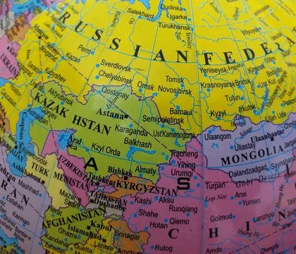 World map, middle east map, africa map, asia map, europe map, Iran map Stock Photos