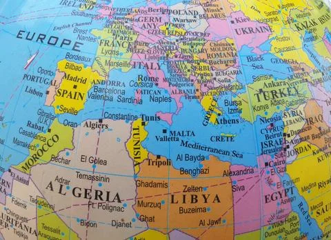World map, middle east map, africa map, asia map, europe map, Iran map Stock Photos
