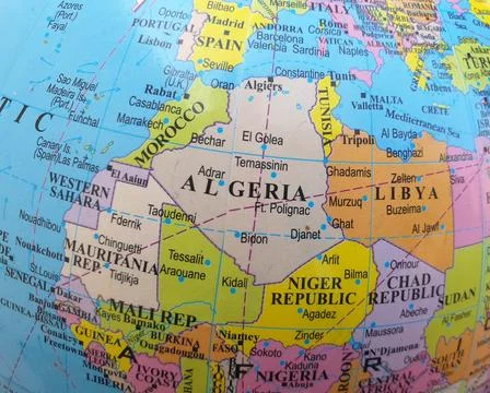 World map, middle east map, africa map, asia map, europe map, Iran map Stock Photos