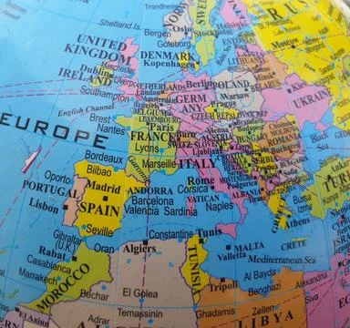 World map, middle east map, africa map, asia map, europe map, Iran map Stock Photos