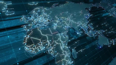 World Map News Background | Stock Video | Pond5