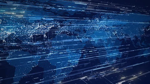World Map News Background | Stock Video | Pond5
