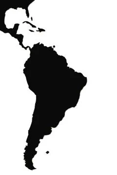 World map or a fragment of the world map made Stock Illustration