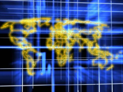 World map Foto stock