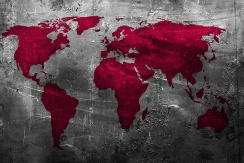 World map Foto stock