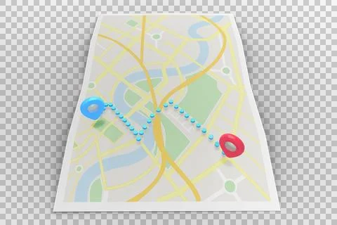 World map with pointers 스톡 일러스트