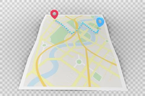 World map with pointers 스톡 일러스트