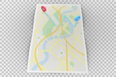 World map with pointers Stock Illustration